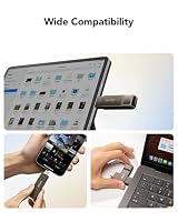 Lexar D40E Dual USB Stick 64GB, USB-C Flash Drive, Titangrau – Ansicht 7