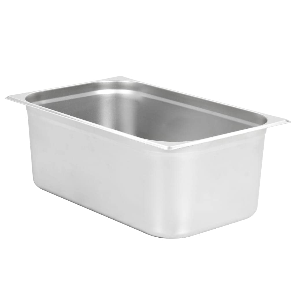 Küchengeräte-Zubehör – Küche & Esszimmer – Gastronorm-Behälter 2 Stück GN 1/1 200 mm Edelstahl