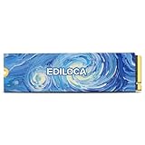 Ediloca EN1400 PRO NVMe M.2 SSD 2TB, PCIe 5.0, 14,000 MB/s Read, 1,0000 MB/s Write,1400TBW (Written terabytes), Internal SSD for Gaming, Video Editing and AI