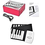 ONETONE ワントーン ロールピアノ (ロールアップピアノ) 49鍵盤 スピーカー内蔵 充電池駆動 トランスポーズ機能搭載 OTRP-49 [USBケーブル/日本語マニュアル付属]