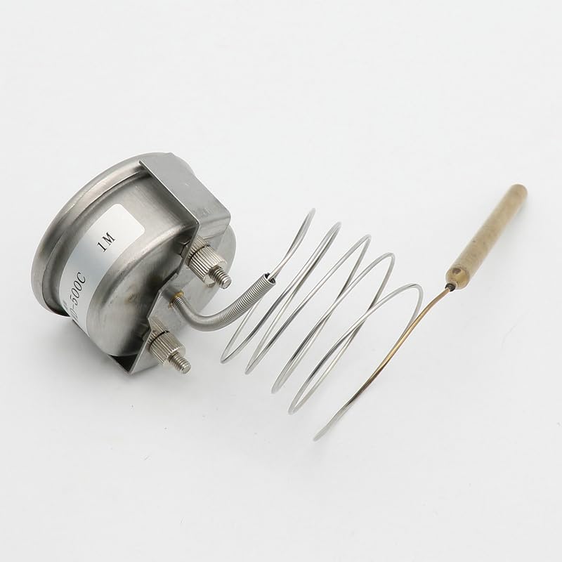 304 Stainless Steel Pizza Stove Thermometer Pointer Type Temperature Display Thermometer High Temperature Resistance