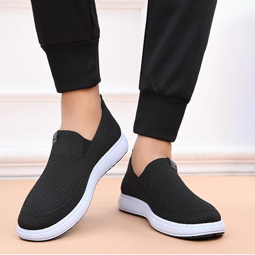 Chaussures de course pour homme confortables et baskets de jogging légères en maille - 3