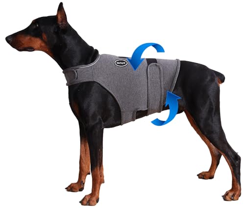 Harbyel Dog Anxiety Vest - Skin-Friendly Calming Shirt for Thunder, Fireworks, Vet Visits & Separation Anxiety – No Medicine or Training Needed – Suitable for Small, Medium, and Large Dogs
