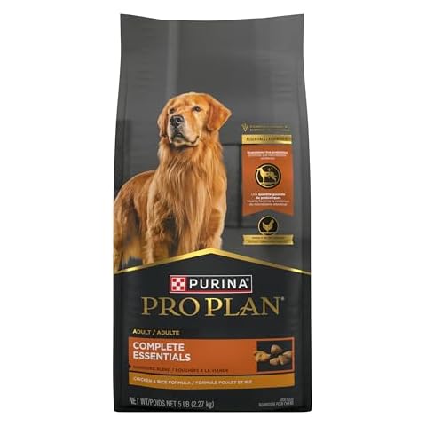 Purina Pro Plan Complete Essentials Shredded Blend Chicken and Rice Dog Food Dry Formula with Probiotics for Dogs - 5 lb. Cover