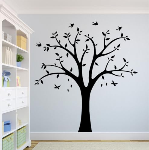 Vinilo decorativo árbol familiar para pared 64x69 pulg miniatura 2