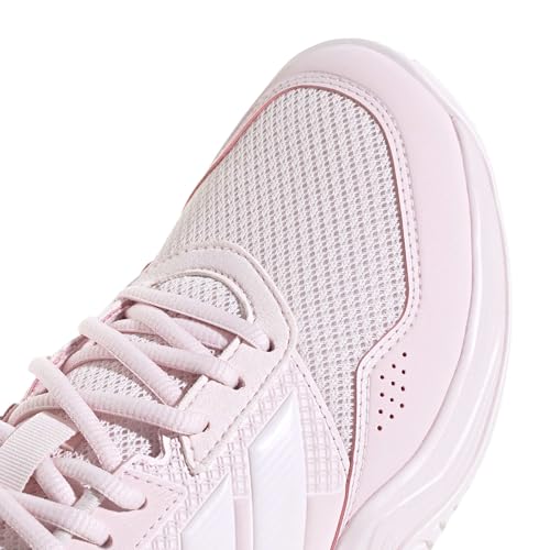 adidas Femme Gamecourt 3 Tennis Shoes, Distilled Pink/Distilled Pink/FTWR White, 44 EU