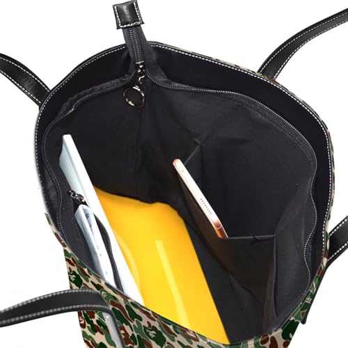 Sac de travail léger imperméable contre la pluie grand sac fourre-tout camouflage femme - 5