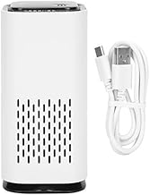 Mini Luftreiniger, Entfeuchter Rauchluftfilter für tragbare Heimionisierer mit HEPA-Filter USB Anschluss 5 V Aktivkohle Erfrischer Rauch für Auto, Büro, Tischplatte