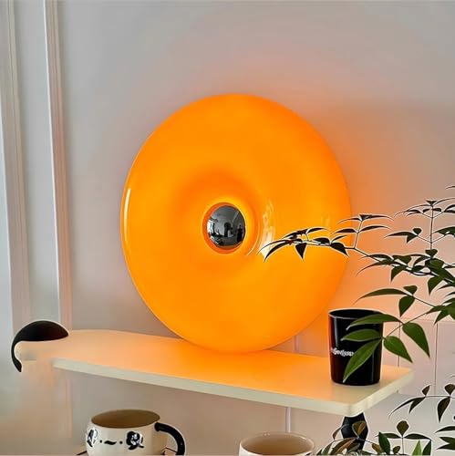 Luminária Donut Decoração Moderna, Luminárias de Parede ou Mesa, Luminária Touch de Mesa Donut em Led (Acrílico)