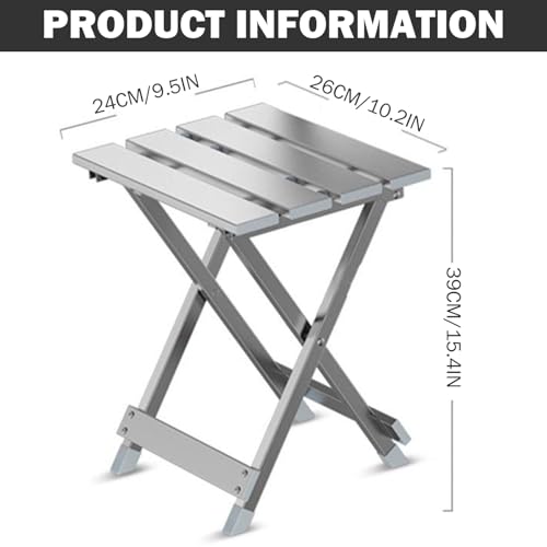 Table d'appoint pliante imperméable Slish, petite table basse terrasse