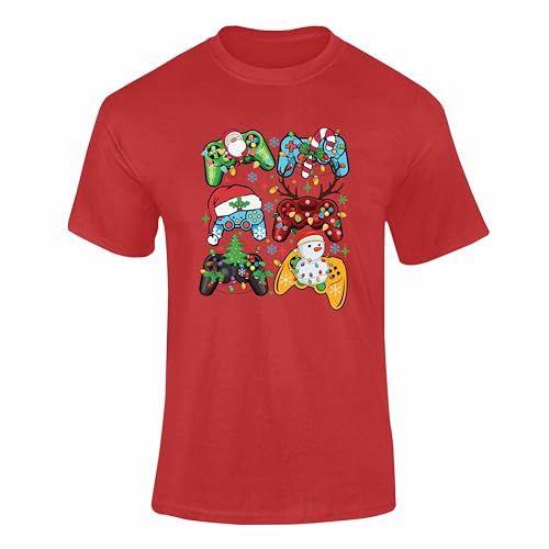 Adult Gaming Christmas T Shirt – Funny Xmas Shirt, Festive Christmas Top, and Gaming Christmas Jumper Alternative Style 1