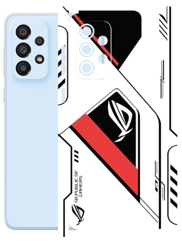 Image of AtOdds - Full Body Back Screen Guard Protector Film - Lamination Wrap Skin Sticker Compatible with Samsung Galaxy A33 (5G) | Scratchproof Matte Finish (RogRed)