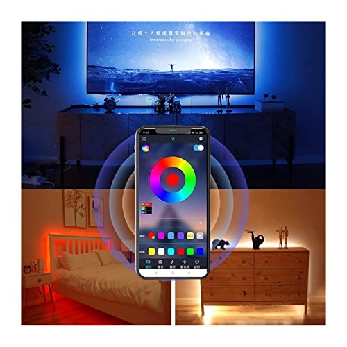 Tira de luces LED con cambio de color Bluetooth para una iluminación personalizada de 10M 6