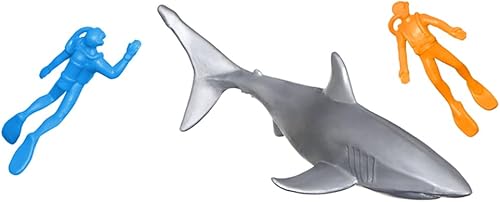 Miniatura 5 de Matchbox Hitch & Haul - Juego de vehículos fundidos a presión – Deep Sea Diver Shark Attack Rescue ~ Juego de 7 piezas ~ Camión de rescate Rapids