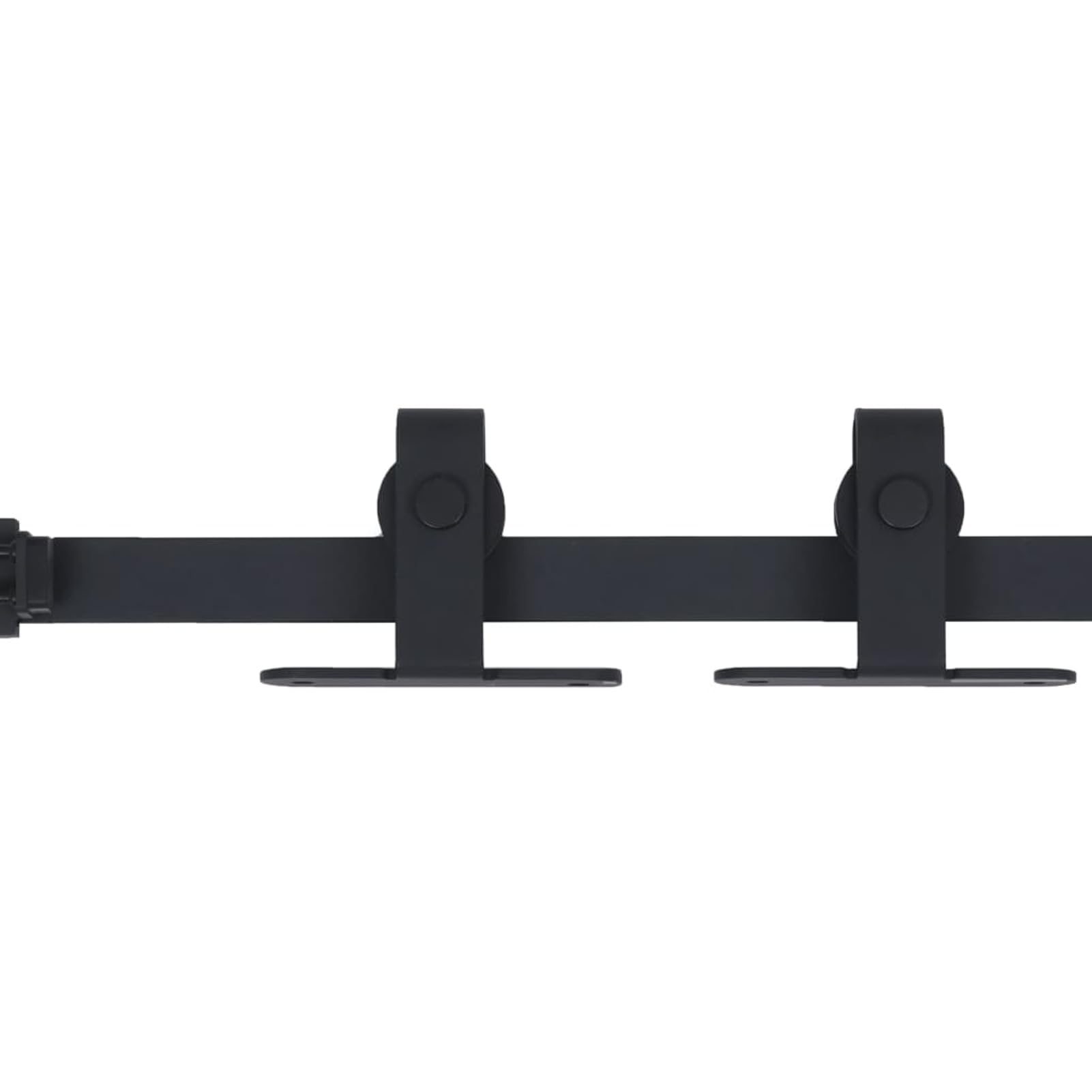 Homgoday Zestaw mini drzwi przesuwnych szafy ze stali węglowej 152 cm okucia do drzwi przesuwnych zestaw akcesoriów do drzwi przesuwnych