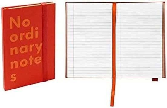 Nava No330A No Ordinary Not Defteri A6 Turuncu  izgili Defter