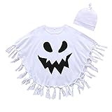 [Ymgot] ハロウィン 衣装 子供 幽霊 おばけ コスチューム ゴースト 悪魔 ゾンビ 死神 コスプレ マント (100cm)