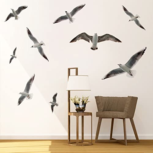 Vinilos Decorativos 3D Gaviotas Adhesivas de Pared miniatura 6