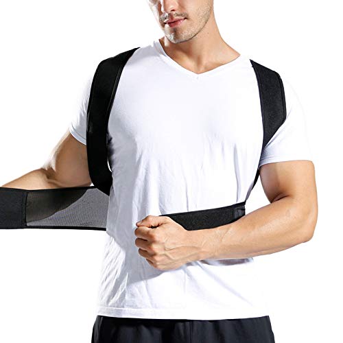 Corrector de Postura para Hombres y Mujeres, con Correas Ajustables, Soporte para la Columna Vertebral y Mejora la Mala Postura, Talla S (zzzzs)