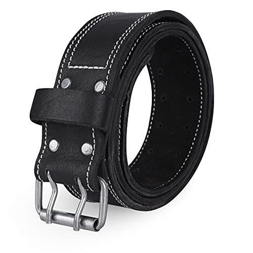 Fueri Leather Tool Belt | Premium Quality Belt Grain Leather Non-Padded Work Belt (Black) #TOP6