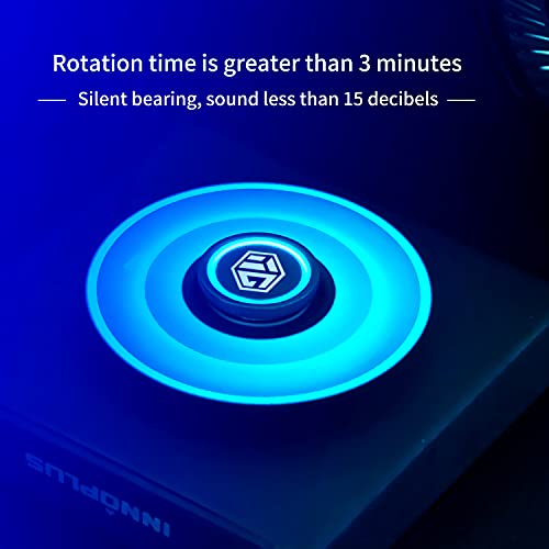 Image of Fidget Spinners, Fidget Spinners Toy, Stress Anxiety ADHD Relief Figets Toy, Spinner Gifts for Adults and Kids, Metal Finger Hand Toy with Luminous Light, Absorb Solar Light Then Release in Dark