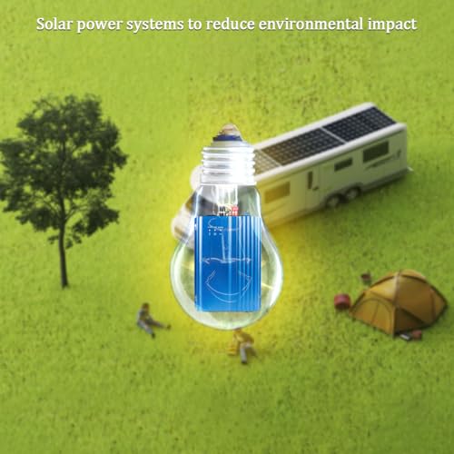 Y&H 500W Solar Wechselrichter,MPPT Grid-Tie Mikro,AC230V Ausgang,Solar Netzgekoppelter Wechselrichter für Solarpanelen,12V Batterieentladung,30W-250W Einstellbare