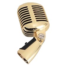 Vintage Classic Appearance: This retro style dynamic microphone is designed with a vintage classic appearance and has modern performance for speech, vocals and instrumental performances. Excellent Zinc Alloy Material: This vintage microphone is made ...
