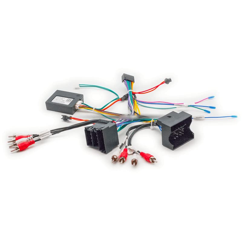 Sound way Fascio Cavo Adattatore CAN BUS comandi a volante compatibile con Audi A3 2004-2008 / A6 2004-2006 / TT 2004-2014 / A4 2002-2008 / B6 B7 S4 B7 B6 RS4 B7 / Seat Exeo Autoradio Android 16 pin