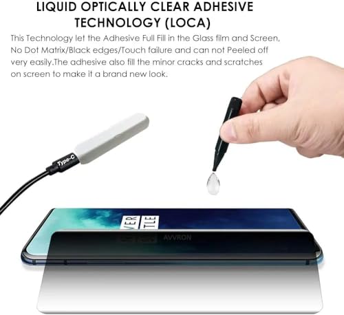 Image of 4youquality (1Pack Privacy Tempered Glass for Oneplus 12R | Curved UV Privacy Screen Protector Guard | Full Screen Coverage /Anti Spy /HD /Easy Application | Fingerprint Working /9H Hardness (asvas)