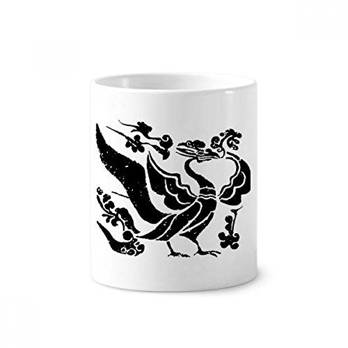 Gobelet céramique oiseaux Wei Jin cadeau idéal tasse blanche 350ml