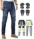 CTBQiTom Motorrad Jeans Herren mit Aramidfaser und CE-Schutz, Elastische Denim für Besser Komfort,Blau,S=32W/30L