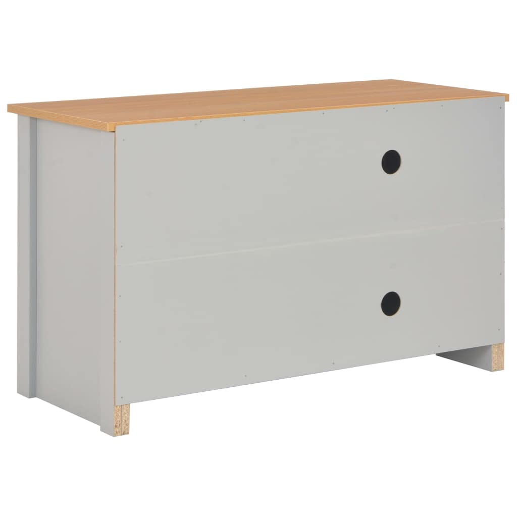 Szafka pod telewizor szara kredens do salonu szafka pod telewizor szafka pod telewizor regał 95 x 39 x 58 cm