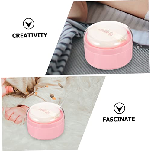 Kisangel 12 Pçs Caixa De Sopro De Pó Para O Corpo Pós De Bebê Encantador Plástico Rosa Criança