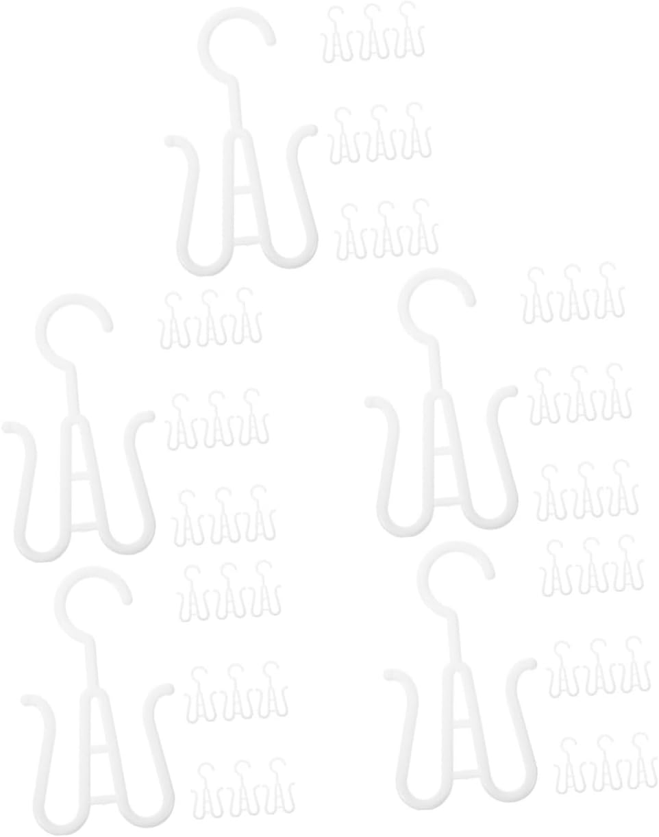 OUNONA 50pcs Slipper Shoes Hanger Hanging Shoe Holder Sturdy Hanging Rack Boot Holder for Outside