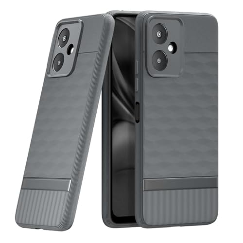 Image of Shockproof Case for Mi Redmi 13C 5G / Poco M6 5G | Full Camera Protection | TPU Flexible Back Cover for Mi Redmi 13C 5G / Poco M6 5G (Graphite Grey)