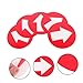 BESPORTBLE 20pcs Reflective Arrow Direction Stickers Markers for Outdoor Camping and Stairway Guidance Bright Red Adhesive Signs for Navigation