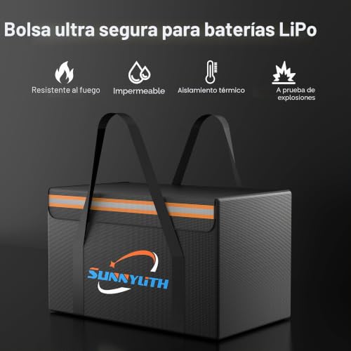 Batería LiFePO4 12V 100Ah a prueba de explosiones para evitar cortes de luz 2