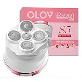 OLOV Beauty Electric Razors for Women,5-in-1 Blade Razor Rechargeable Shaver for Lady Legs,First Trimmer for Teen Girls Underarms & Body & Hair (White)