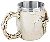 Nemesis Now NEM3933 Grinning Skull Tankard Mug 14cm Ivory #2