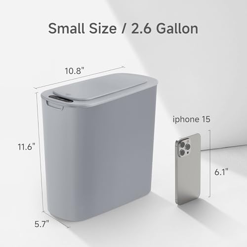 Caneca de basura automática con sensor de movimiento 2.6 gal miniatura 3