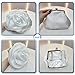 Imagen de Pahajim Bolso Fiesta Mujer Bolso Boda de Flores Clutch Bag Saten Cartera de Mano Pequeño Bolsos de Noche para Invitada Novia Ceremonia Banquete