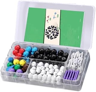 Organic Chemistry Molecular Structure Model Set: Ball-and-Stick & Space-Filling Models + VSEPR Models + Atomic Spheres/Element Unit Cells/Atomic Nuclei + DNA & Cell Demonstration Teaching Aids