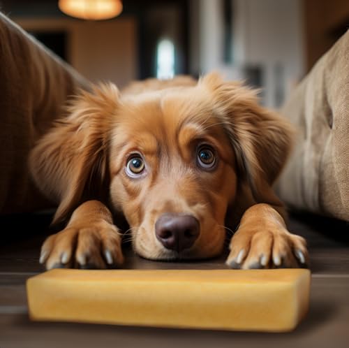 Kaukäse für Hunde XL3 Stück Käse Kauknochen Hartkäse für Hund