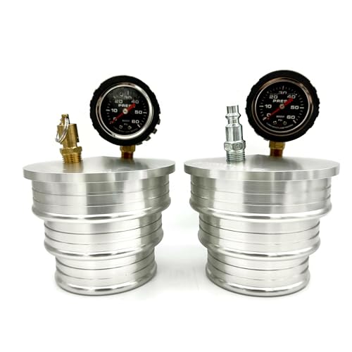 CAC Pressure Tester con abrazaderas T-Bolt 3" 3.5" 4" miniatura 6