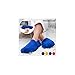 InnovaGoods - Zapatillas de Casa Calentables en Microondas, Rojo, Unisex, Talla Única, Calienta Pies