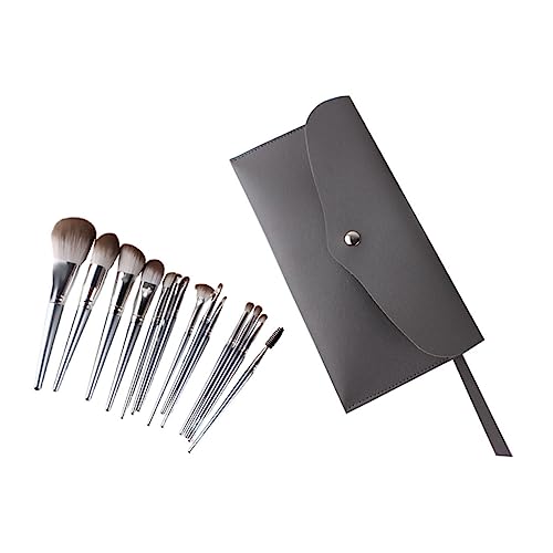 Vaguelly Kit De Pinceles De Maquillaje Con Bolsa De Almacenamiento Brochas De Maquillaje Multifuncionales Para Polvos y Sombras Accesorios De Maquillaje Para Uso Diario