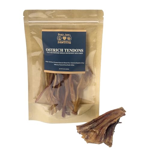 Pawtitas Ostrich Tendon Strips 2 oz