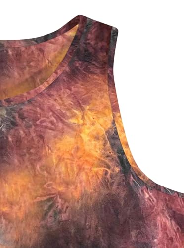 Remidoo Women's Casual Sleeveless Graphic Cropped Top Crewneck Tank Top Shirts3