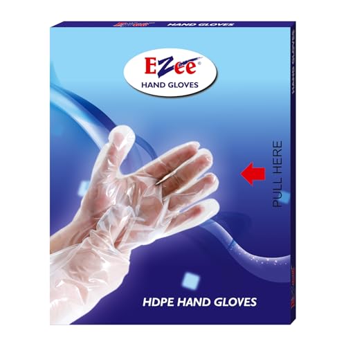 Ezee Multipurpose Disposable Hand Gloves Pack of 100 | Trans...