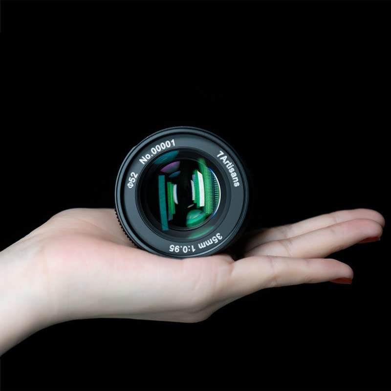 7artisans, obiettivo 35 mm F0.95 APS-C MF per fotocamere con montaggio M4/3 per fotocamere mirrorless - M2 Pen-F GH4 GH5 e altro.
